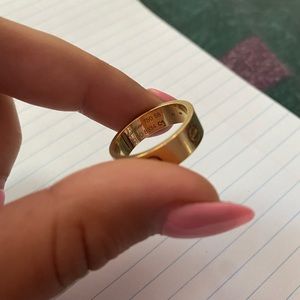Cartier love ring